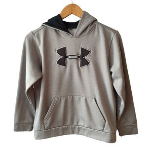 Under Armour Grey and Black Hoodie See Measurements for Size
